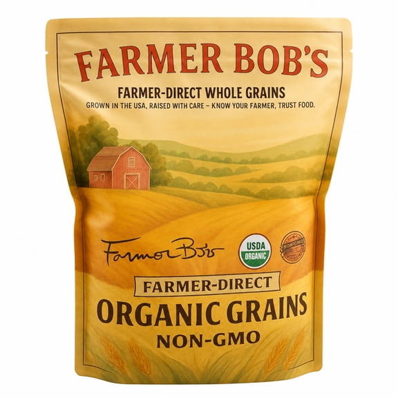 Spelt Wheat Berries USDA Organic Non-GMO Farmer Bob's Ancient Grain