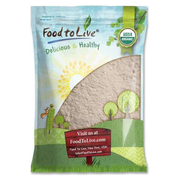 Organic Spelt Flour, 8 Pounds - Whole Grain, Non-GMO, Kosher by Food to Live
