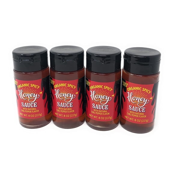 Organic Spicy Honey Sauce With Chili Pepper Flavor 8 Oz (Case Of 4) Trader Joes