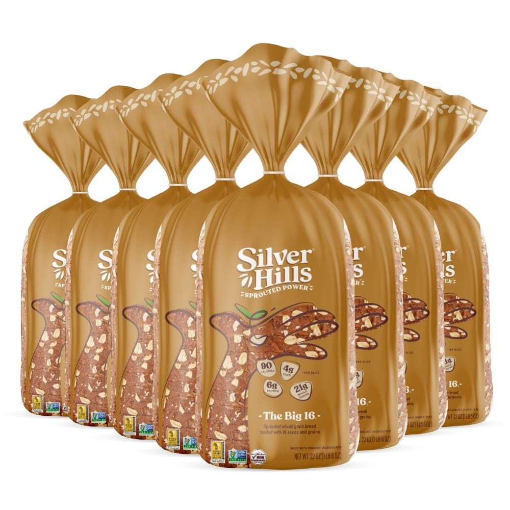 Organic Sprouted Grains & Seeds 8Pack by Sprouted Delicious, High