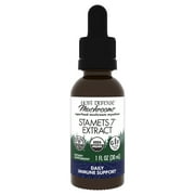 Organic Stamets 7 Extract - Daily Immune Support with Organic Mushroom Blend (1 Fluid Ounces)