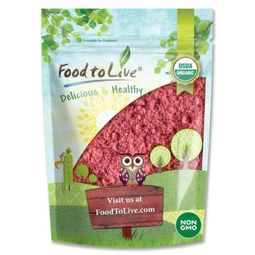Organic Strawberry Powder, 0.75 Pounds — Non-GMO, Vegan, Raw — by Food to Live