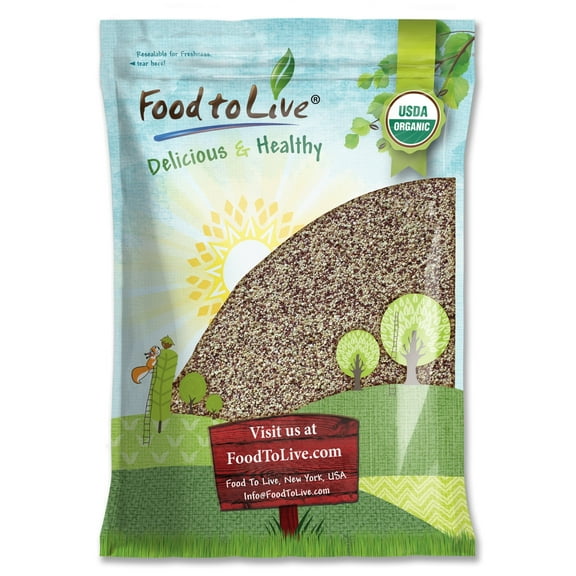 Organic Super Grains Mix, 10 Pounds - Non-GMO, Raw, Vegan - by Food to Live