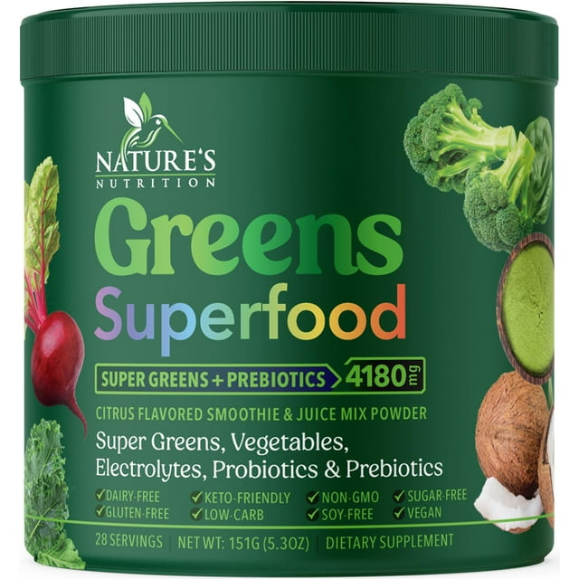 Organic Super Greens Powder Superfood Original Organic Greens Superfood Smoothie Mix Powder