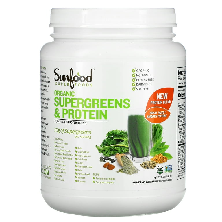 https://i5.walmartimages.com/seo/Organic-Supergreens-Protein-2-2-lb-997-9-g-Sunfood_d65b98ce-b339-4c34-a3c6-866578b0d65f.ff9c2c108486ae4bbc12ed20e149c272.jpeg?odnHeight=768&odnWidth=768&odnBg=FFFFFF