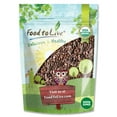 thumbnail image 1 of Organic Sweet Cacao Nibs, 1 Pound – Lightly Sweetened with Coconut Sugar – by Food to Live, 1 of 7