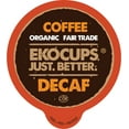 Organic Swiss Water Decaf Medium Roast Coffee Pods, 30 More Coffee Per Cup, Fair Trade