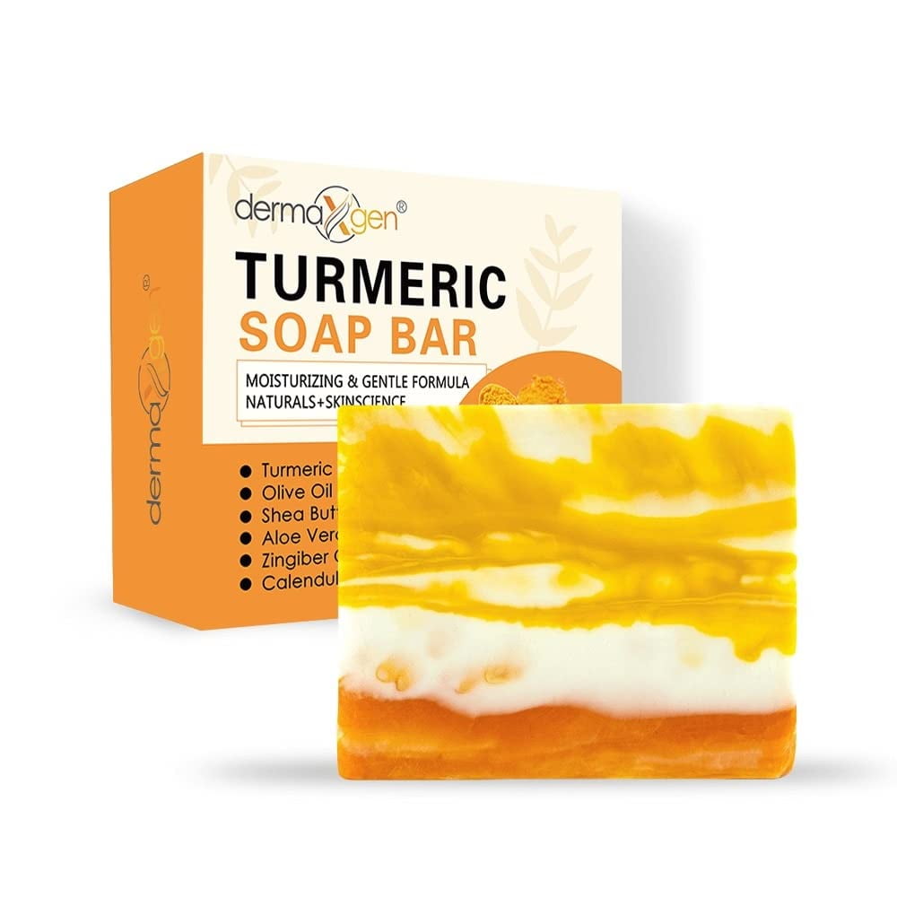 Organic TURMERIC Soap Bar Pure Natural Handcrafted Skincare, Face