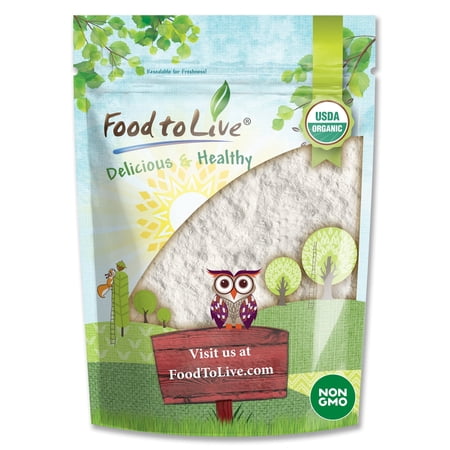 Organic Tapioca Flour, 4 Pounds – Non-GMO Finely Ground Tapioca Starch. Wheat and Rice Flour Substitute. All Purpose Thickening Agent for Baking, Sauces & Gravies. Vegan, Kosher, Bulk Powder