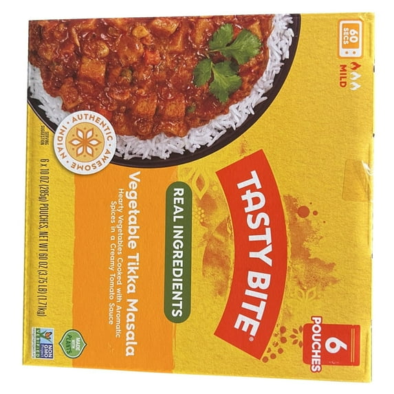 Organic Tasty Bite Vegetable Tikka Masala, 10 Ounce (Pack of 6)