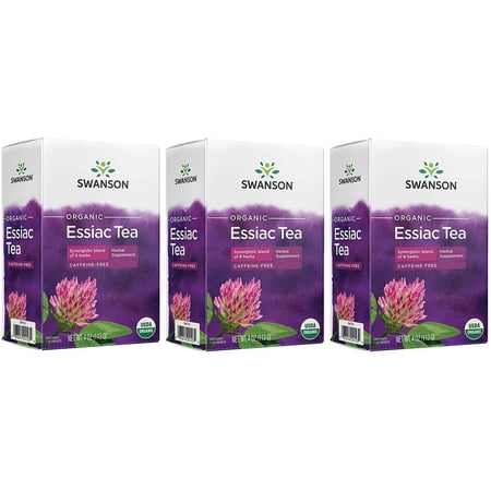 Organic Tea - Caffeine- 4 Pkts 3 Pack