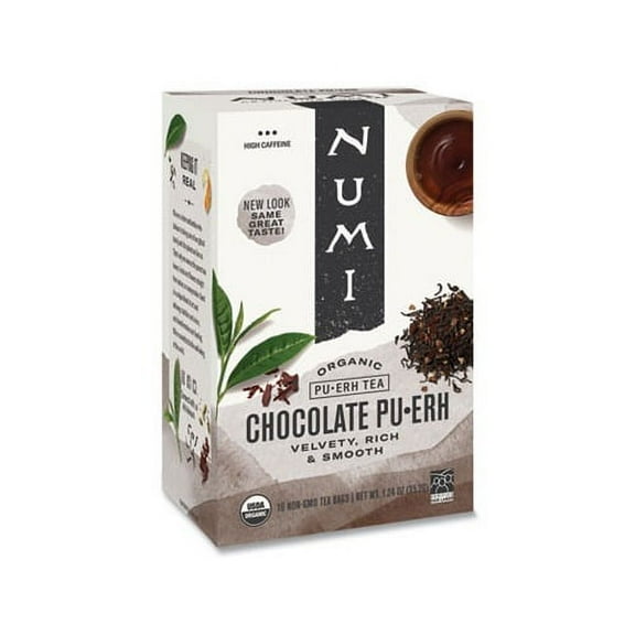 Organic Tea Chocolate Puerh, 16/Box