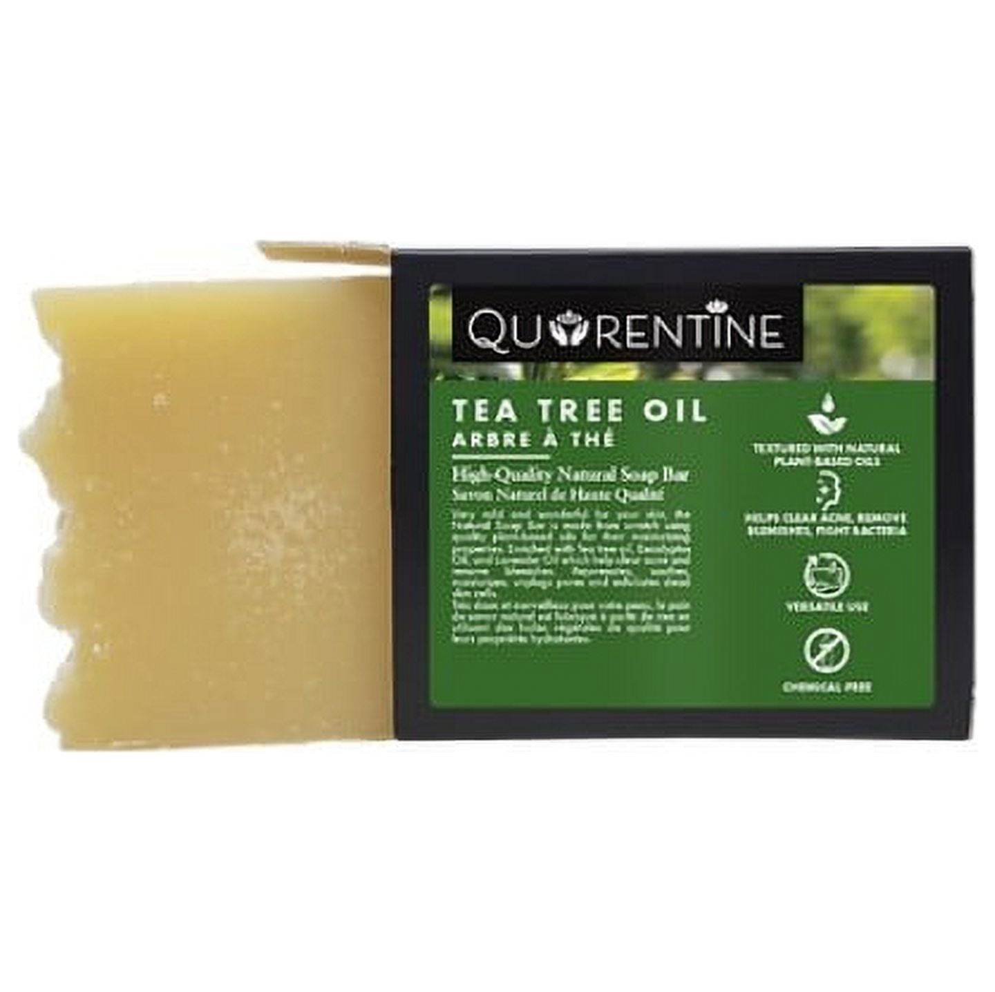 Organic Tea Tree Soap Bar Antifungal Cleanser for Men and Women