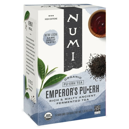 Organic Teas And Teasans, 0.125 Oz, Emperor's Puerh, 16/box | Bundle of 5 Boxes