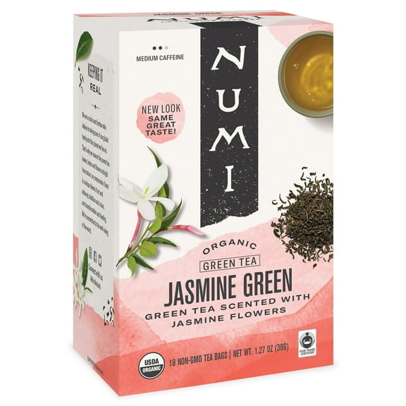Organic Teas And Teasans, 1.27 Oz, Jasmine Green, 18/box | Bundle of 5 Boxes