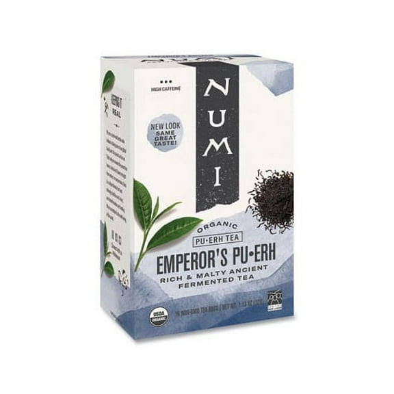 Organic Teas and Teasans 0.125 oz, Emperor's Puerh, 16/Box