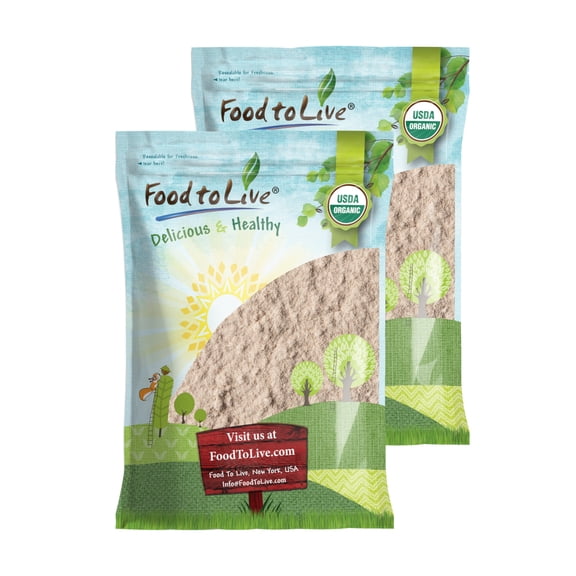 Organic Tigernut Flour, 14 Pounds  Non-GMO, Kosher, Bulk - by Food to Live