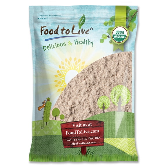 Organic Tigernut Flour, 7 Pounds - Non-GMO, Kosher, Bulk - by Food to Live