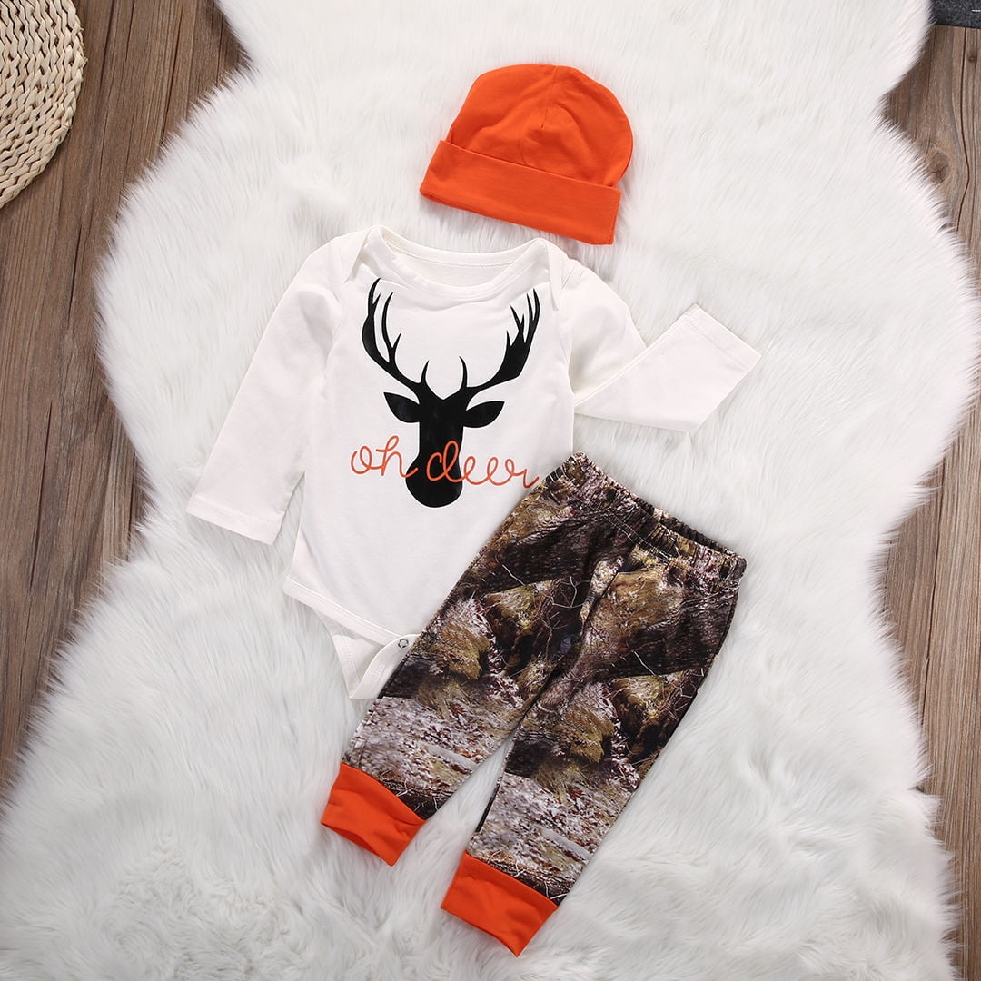 Baby boy 2025 deer clothes