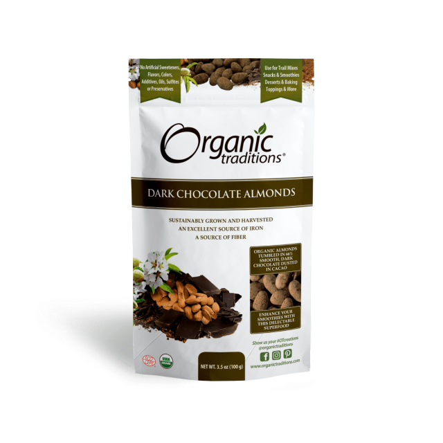 Organic Dark Chocolate Covered Almonds