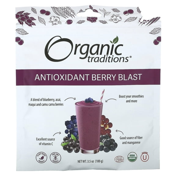 Organic Traditions Antioxidant Berry Blast, 3.5 oz (100 g)
