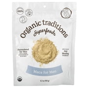 Organic Traditions Maca For Men with Probiotics, 5.3 oz (150 g)