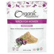 Organic Traditions Maca For Women with Probiotics, 5.3 oz 150 g