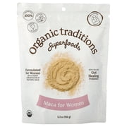 Organic Traditions Maca For Women with Probiotics, 5.3 oz 150 g