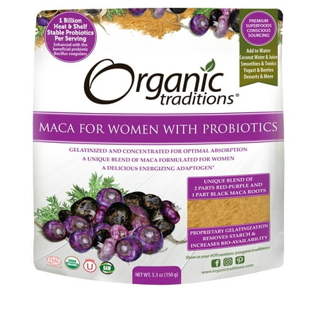 Organic Traditions, Maca for Women 5.3oz