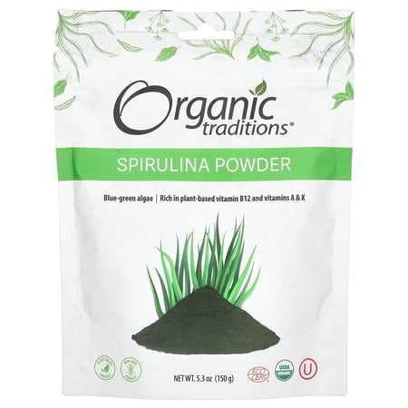 Organic Traditions - Spirulina Powder - 5.3 oz.