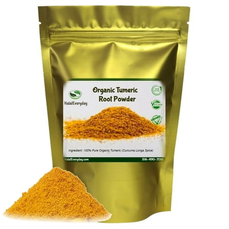 Organic Tumeric Root Powder 1lb - PREMIUM Curcuma Longa 100% Pure Vegan NON GMO