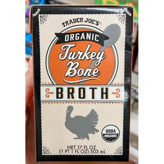Organic Turkey Bone Broth Marrow Cartilage-rich Bones 17 oz