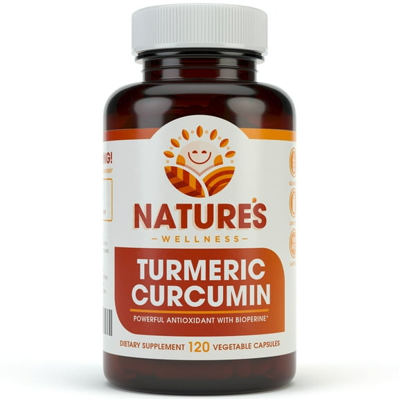 Organic Turmeric Curcumin w/ Bioperine - 120 Veg Caps | Joint Support Supplement | Highest Potency with 95% Standardized Curcuminoids | Non-Gmo | Gluten Free