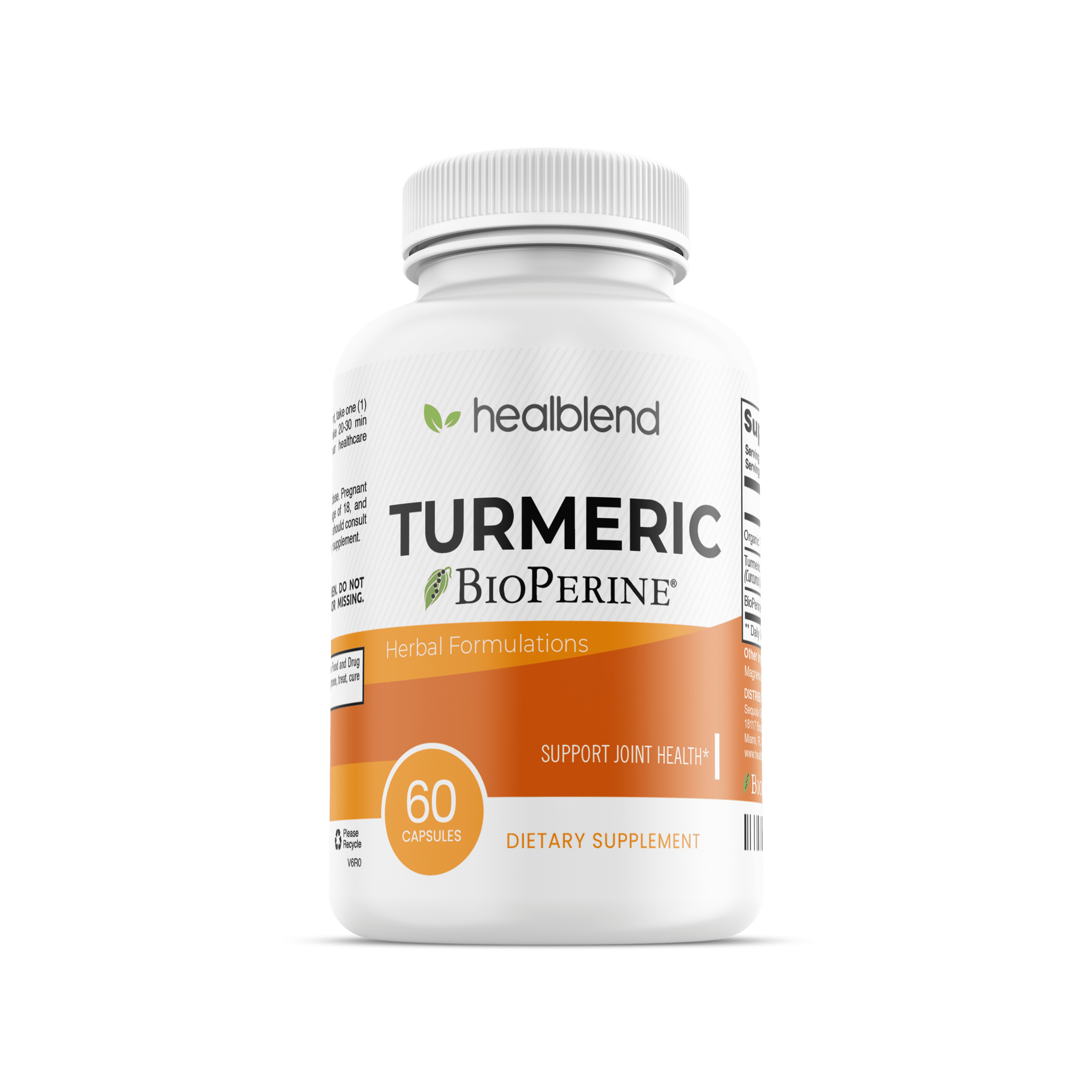 Organic Turmeric Curcumin with BioPerine 95 Standardized
