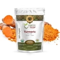 thumbnail image 1 of Organic Turmeric / Haldi Root Powder - Organic, Kosher & USDA Certified (0.5 lb), 1 of 3