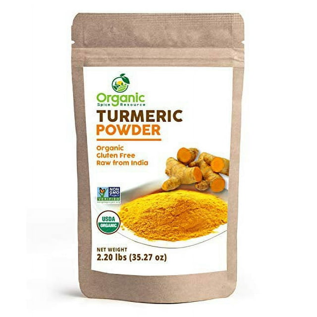 Organic Turmeric Powder w/Curcumin 35.27 Ounce / 2.2 lbs Lab Tested