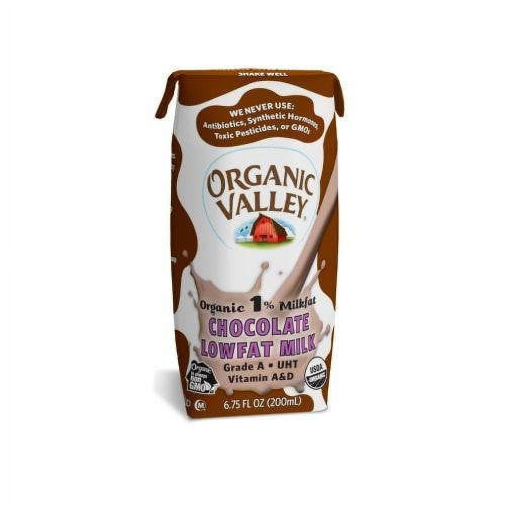 Organic Valley 1 Lowfat Chocolate Singleserve Milk, 12pack