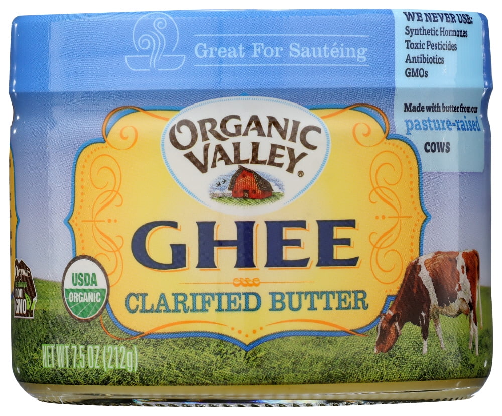 Organic Valley Ghee Clarified Butter, 7.5 Oz