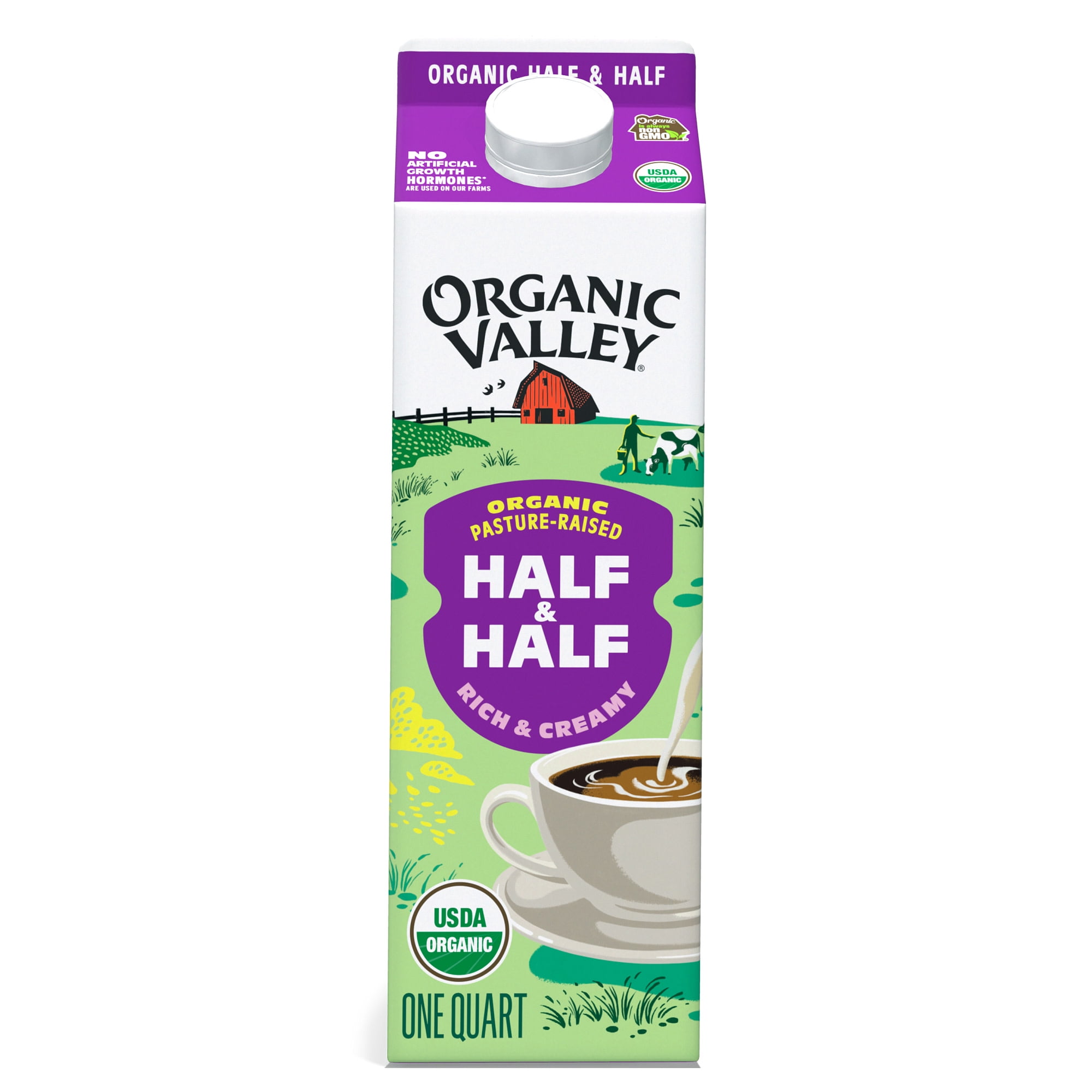 Organic Valley Organic Half & Half, 32 fl oz
