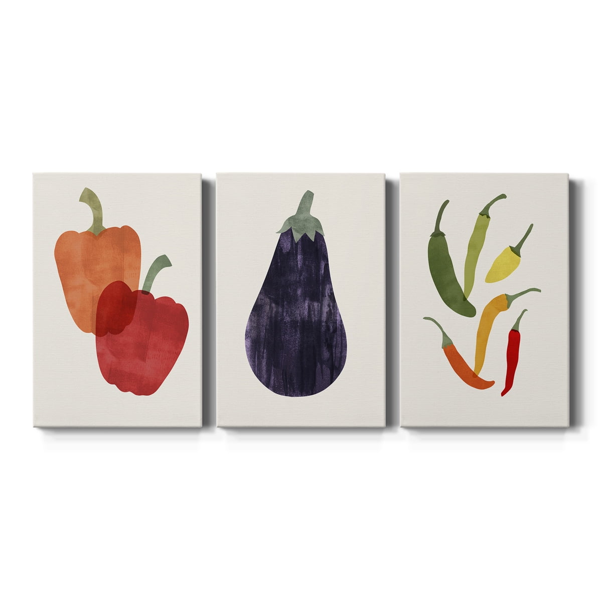 Organic Veg VII Premium Gallery Wrapped Canvas - Ready to Hang - 40 x 60 Each