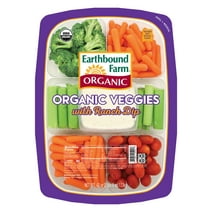 Organic Vegetable Tray with Ranch Dip, 40 oz