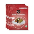 Organic Veggie Wraps SPICY (3 pack) SHELF STABLE, All Natural, Gluten