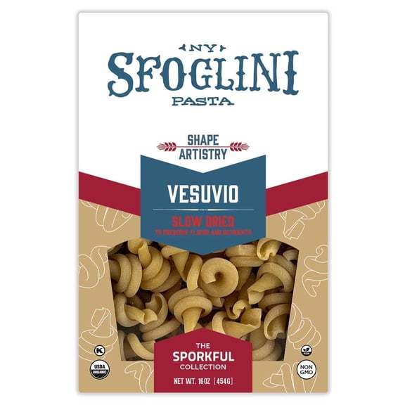 Sfoglini Organic Vesuvio Pasta, 4-Pack, 16 oz Boxes