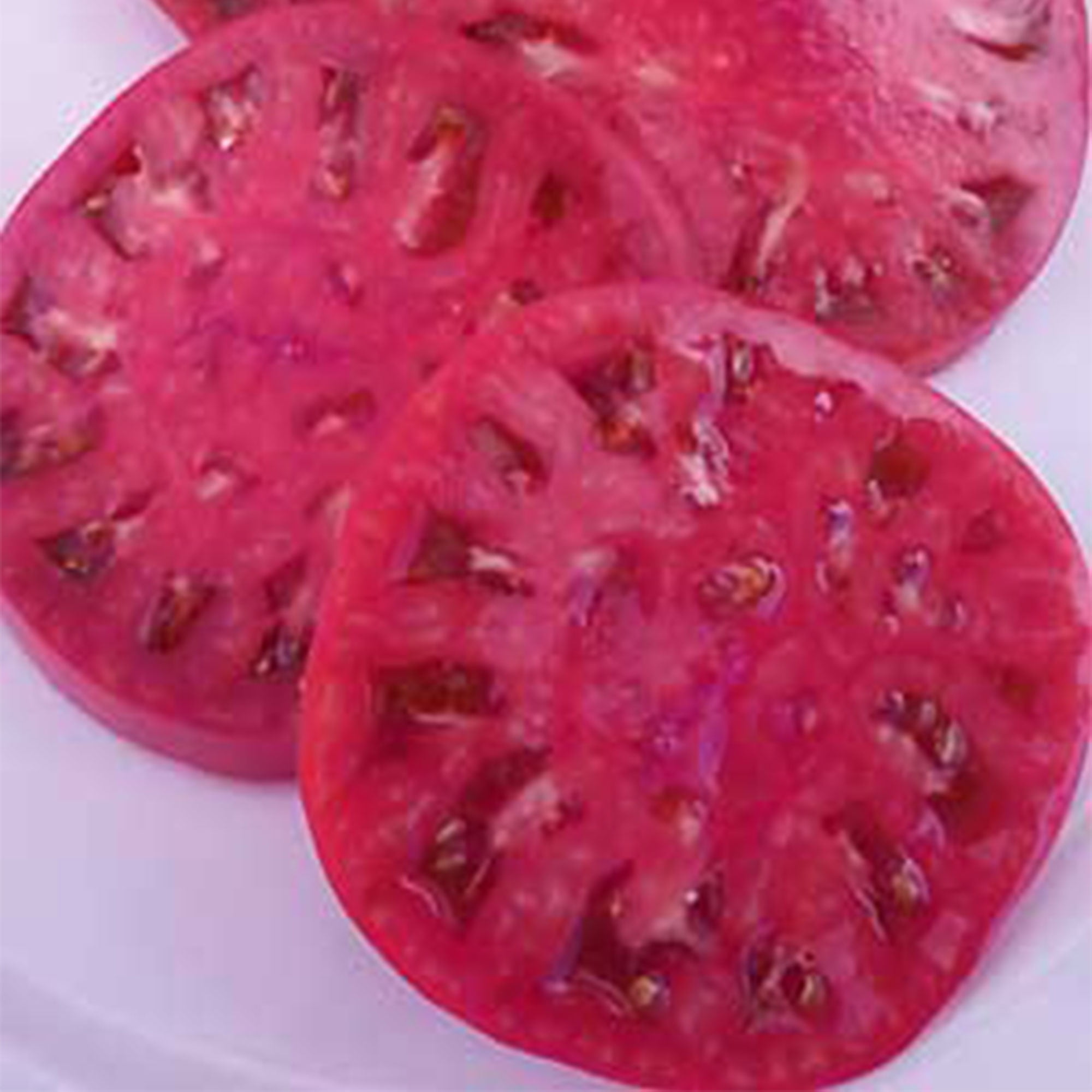 Organic Watermelon Beefsteak Tomato 0.25 Oz ~1,700 Seeds – Huge 1–2 lb Heirloom Fruits – Old-Fashioned Flavor – Indeterminate – Non-GMO – Juicy & Meaty for Slicing, Salads, Canning – Open-Pollinated