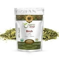 thumbnail image 1 of Organic Way Birch Leaf Whole (Betula Pendula) | Herbal Tea European Wild-Harvest | Organic & Kosher Certified | Raw, Vegan, Non GMO & Gluten Free | USDA Certified | Origin - Albania (1 lbs / 16 oz), 1 of 6