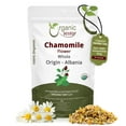 thumbnail image 1 of Organic Way Chamomile Flower Whole (Matricaria Chamomilla) - European Wild-Harvest | Organic & Kosher Certified | Vegan | Non GMO & Gluten Free | USDA Certified | Origin - Albania (1 LBS / 16 Oz), 1 of 9