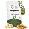 thumbnail image 1 of Organic Way Chamomile Flower Whole (Matricaria Chamomilla) - European Wild-Harvest | Organic & Kosher Certified | Vegan | Non GMO & Gluten Free | USDA Certified | Origin - Albania (1/2 LBS / 8 Oz), 1 of 8