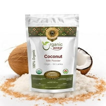 Organic Way Coconut Milk Powder | Organic & Kosher Certified | Vegan, Non GMO & Gluten Free | USDA Certified | 100% Raw from Sri Lanka (1/2 lbs / 8 oz)