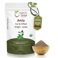 thumbnail image 1 of Organic Way Dried Amla/Indian Gooseberry Cut & Sifted (Phyllanthus Emblica) - Organic & Kosher Certified | Raw, Vegan, Non GMO & Gluten Free | USDA Certified - 1/4 lbs / 4 oz, 1 of 9