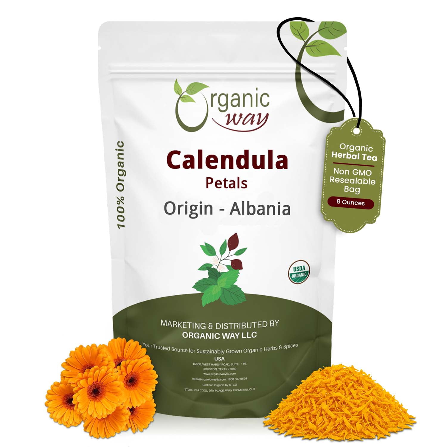 Dried Organic Calendula Petals - Perfect For Herbal Tea, Skincare & Crafts 2 thumbnail image